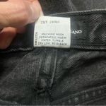 Guess High Waisted Button Fly Vintage Denim Shorts Black Size 0 Photo 5