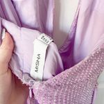 MISHA COLLECTION NWT  TIA DRESS Sequin Lilac Photo 7