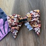Lele Sadoughi NWT  x Liberty London crystal bow barette in marigold lilies 200 Photo 3