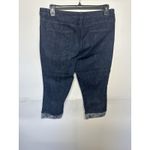 Coldwater Creek Women’s  Capri Pants Size 16 Dark Wash Denim 38x21 Natural Fit Photo 7