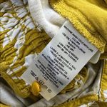 Anthropologie  Somerset Jumpsuit Yellow Chartreuse Floral Cotton XS Photo 7