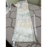 Reformation jeans fawcett white tie dye wash button fly jean, size 24 Photo 5