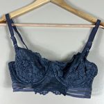 Smart & Sexy  Blue Lace Bra Photo 0