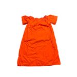 J. Crew‎ Style F2302 4 Off The Shoulder Dress Cotton Poplin Orange BLOGGER FAV Photo 3