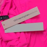 AQUA Swim Shimmer Square Neck One Piece Swimsuit Pop Pink XS Photo 7