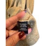 BCBGMAXAZRIA  Beige Wool/Angora Blend Peplum Button Down Sweater Women Sz L Photo 6