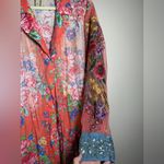 Arrata Silent Journey NWOT Girls Are Young Button Down Mesh Embroidered Top XL Pink Photo 10