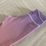 Nux Women’s Reversible 7/8 Leggings with Cloud & Purple Ombré, Size S Blue Photo 3