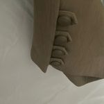 Dress Barn : Tan Khaki Cropped Pants- with buttons on side of pants- slim leg- 16 Photo 6