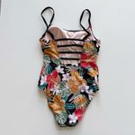 Hurley  Tropical Flower One-Piece Swimsuit size small Photo 3