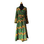LADDI NWT INDIAN BATIK BLOCK PRINT DRESS AFRICAN STYLE ONE SIZE Size undefined Photo 3