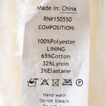 House Of CB Sorelle Woven Tweed Textured Off The Shoulder Crop Top White XS Photo 2