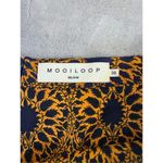 100% Silk Skirt w/ Pockets by Mooiloop sz 38|8 Blue Photo 6