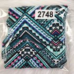 Go By Gossip Solar Geometric Print Bikini Bottom S Black Photo 5