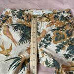 Anthropologie ‎ Chino Stretch Relaxed Fit Pants Tropical Floral Print 25 Petite Photo 11