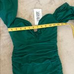 12th Tribe  EMERALD MESH MINI DRESS - green wedding guest dress, party dress Photo 4