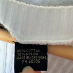 Jeanne Pierre Sleeveless Top Size S White Cableknit Boat Neck Classic Chic Photo 4