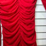 Amazon Red Mini Cocktail Dress Photo 3