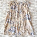 Rose + Olive  Cream Pink Blouse Floral Sleeveless Blouse Photo 0