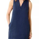 Tommy Bahama  NWT | Two Palms Ruffle Shirt Dress in Island Navy | XSP Photo 1