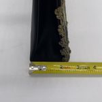 Vintage 2001 MOO ROO Charleston Black Satin Purse Hand Painted Signd Mary Norton Photo 13