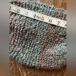 Handmade Multicolor Knit Shoulder Bag Green Photo 3