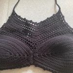 The Bikini Lab  ASOS Black Handmade Crochet Whimsigoth Festival Coastal Cowgirl… Photo 3
