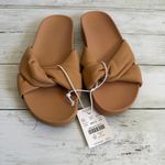NWT J. Crew Factory Sz 6 New Crossover Pool Slide Camel BZ197 Sandal Shoes Tan Photo 1