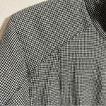 Ibex Wool Jacket Coat Mad River Black/White Mini Houndstooth Plaid Black Size M Photo 7
