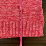 Gap  Pink Marled Y2K Style  V-Neck Sweater S Clean Girl Cozycore 100% Cotton Knit Photo 11