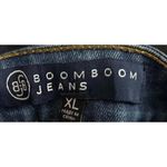 Boom Boom Women’s Stretch Denim‎ Jean Shorts Size XL – Classic Fit, Americana Blue Photo 3