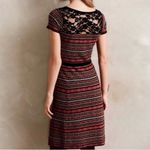Anthropologie Like New Sparrow For  Short Sleeve Fair Isle Sweater Dress Photo 2