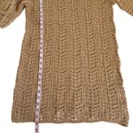 Simple Threads Tan Crochet Knit Polo Mini Dress Womens Small/Medium Vacation NWT Photo 3