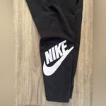 Nike  Black Leggings with White Logo Size 3X Women’s Plus Athletic Pants Photo 3