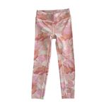 Outdoor Voices Pink Salmon Camo 7/8 Length Leggings Tights Size Small Photo 1
