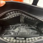 Karl Lagerfeld  Black and White Tote with Red Signature Photo 9