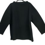 Talbots  Black Quilted Double Cloth Mock Neck Sweater 3X, Warm, Fall, Winter Photo 0
