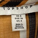 Topshop  Asymmetrical Yellow Stripes Women's Shirt (481) Photo 11
