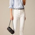 J.Crew NWT Slim straight high rise jean white Sz 26 Photo 0