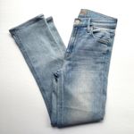 Mother The Mid Rise Dazzler Flood Jeans in Sweet Petals Size 25 Blue Photo 6