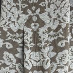 GILI XS Black Wool Jacquard Sweater Vest Cardigan Cascading Front Oversized Black Photo 4