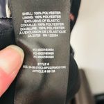 Wilfred  Alana Babydoll Dress Dark Blue Floral Print Square Neck Size Medium Photo 8