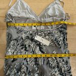 Fleur du Mal silk Fil Coupe Slip Dress in platinum NWT Silver Photo 9
