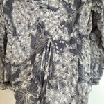 Rebecca Taylor  Sheer Faux lace up Blouse size‎ 8 Ruffle Photo 5