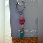 Copper and Red & Green Earrings 1.5” Photo 2