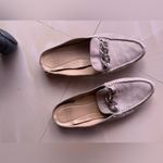 Donald Pliner  Women's Bless 8.5 B  Distressed Metallic Mules Light Pink  Taupe Photo 7