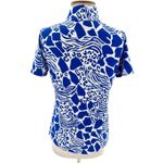 IBKUL BIANCA ROYAL BLUE Short Sleeve Mock Golf Shirt Sz S Photo 2