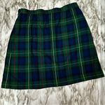 Lands' End Preppy Tartan Blue Plaid School Girl Mini Skirt Women Sz 5 Academia Photo 4
