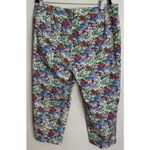 Talbots  Womens Size 16 Perfect Skimmer Colorful Floral Capri Pants Tropical Boho Photo 1