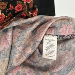 Sundance Catalog Black Cordelia Bloom Floral Henley Shirt Petite Large Size undefined Photo 5